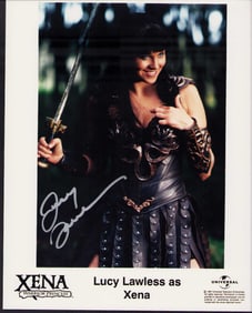 Lucy Lawless signed photograph