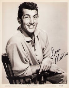 Dean Martin signed photograph