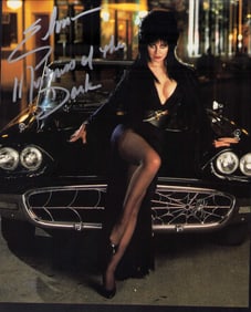 Elvira signed photograph
