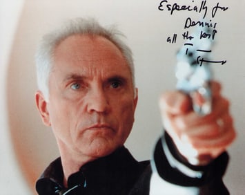 Terrence Stamp signed photograph