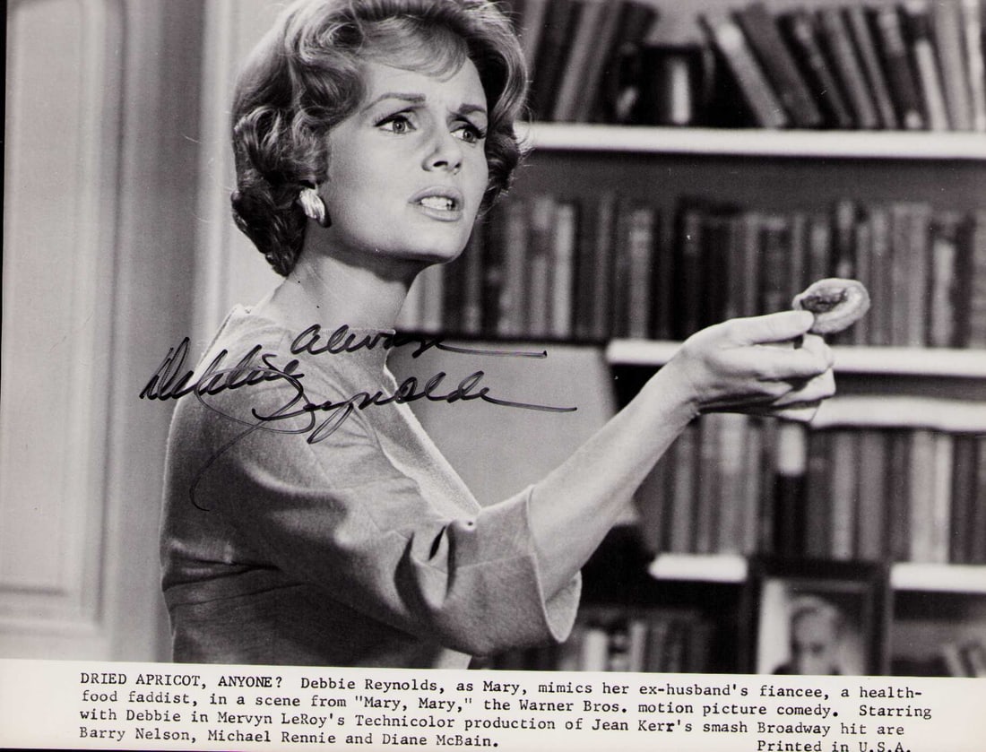 Debbie Reynolds signed photograph (1 of 1)
