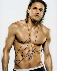 Charlie Hunnam signed photo