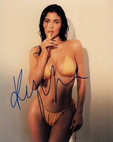 Kylie Jenner signed photo