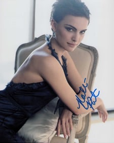 Natalie Portman signed photo