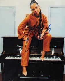 Alicia Keyes signed photo