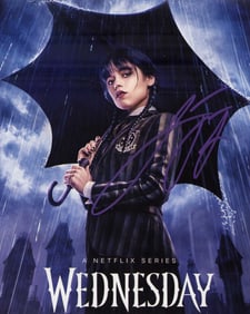 Jenna Ortega signed photo