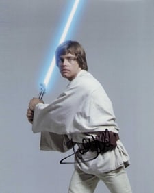 Mark Hamill signed Star Wars photo