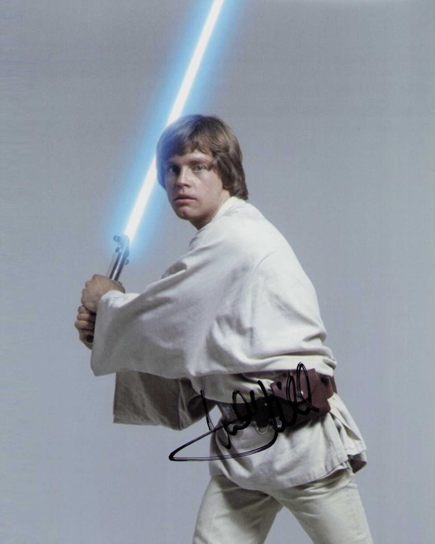 Mark Hamill signed Star Wars photo (1 of 1)