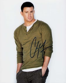 Channing Tatum signed photo