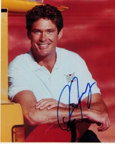 David Hasselhoff signed photo