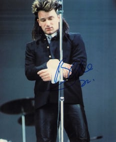 BONO signed photo