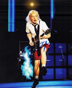 Angus Young signed photo