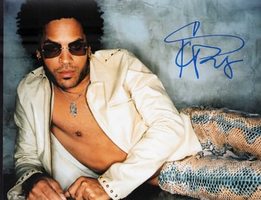 Lenny Kravitz signed photo