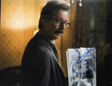 Gary Oldman signed Batman photo