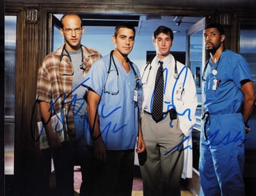 ER cast signed photo