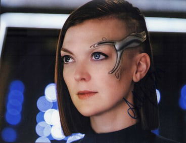 Emily Coutts signed Star Trek photo