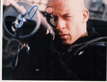Vin Diesel signed photo