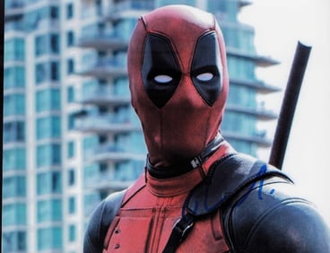 Ryan Reynolds signed photo