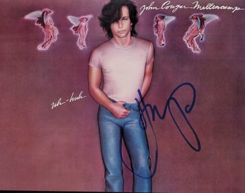 John C Mellencamp signed photo