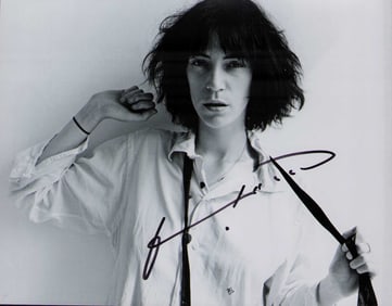 Patti Smith signed photo