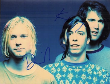 Nirvana signed photo