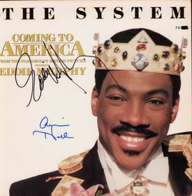 Coming to America signed soundtrack LP