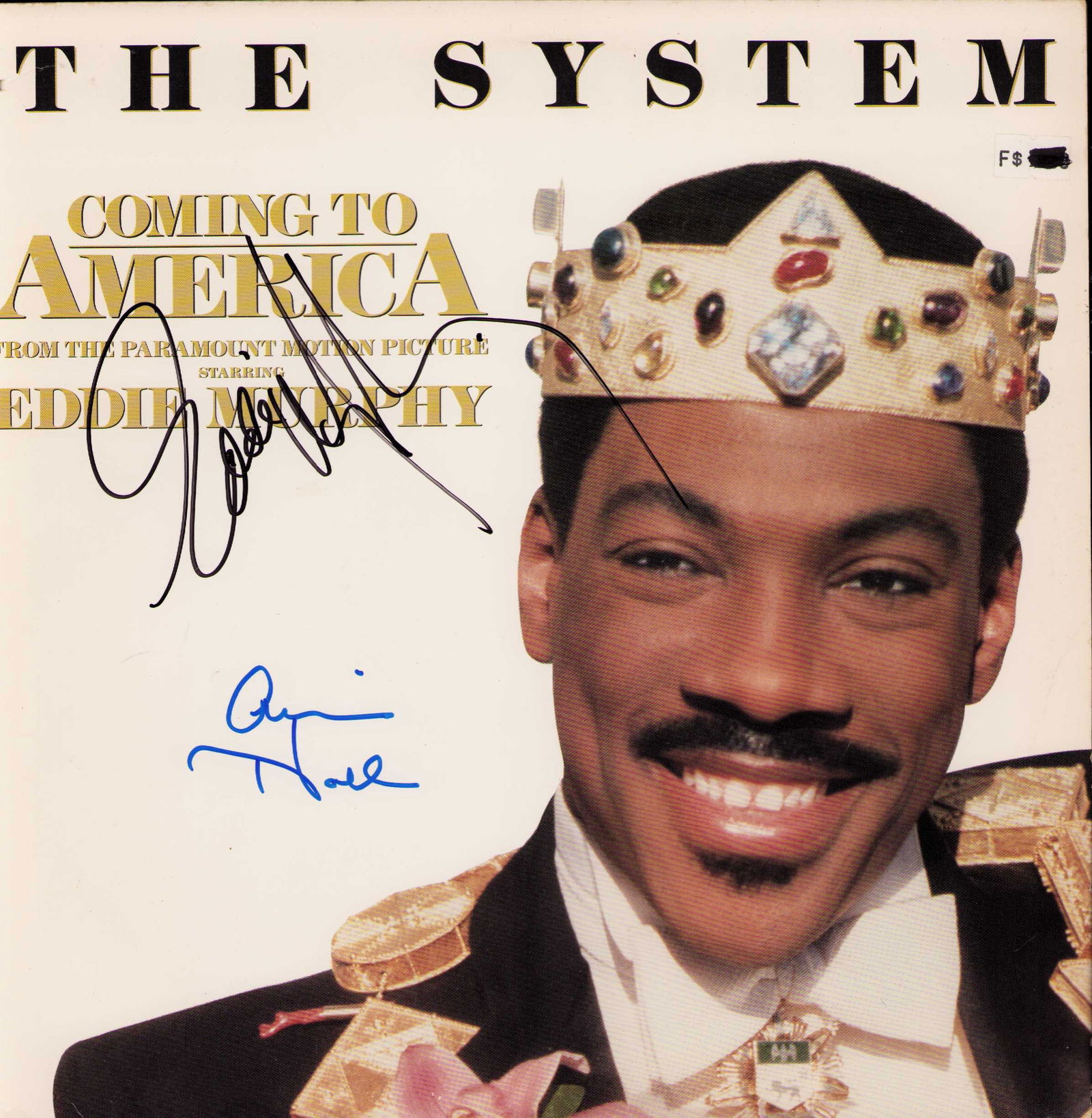Coming to America signed soundtrack LP (1 of 1)