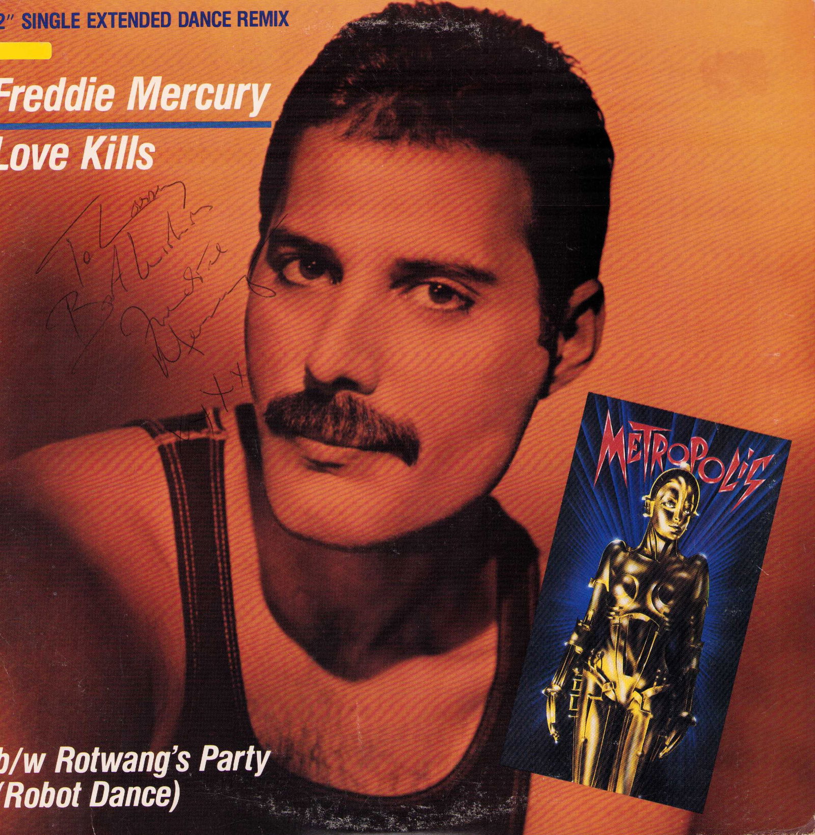 Freddie Mercury rare signed LP (1 of 1)