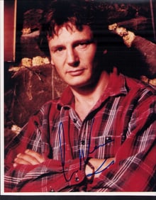 Liam Neeson signed photo
