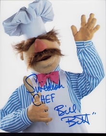 Bill Baretta Muppets voice star signed photo