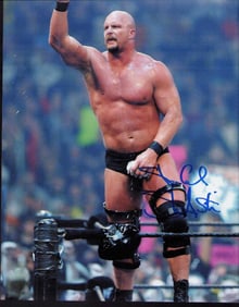 Stone Cold Steve Austin signed photo