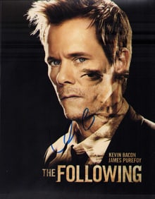 Kevin Bacon signed photo