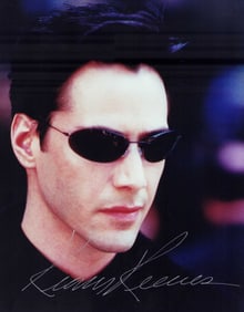 Keanue Reeves vintage signed photo