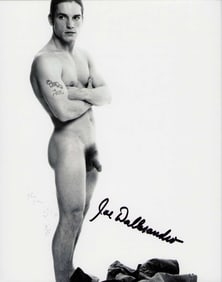 Joe Dallesandro signed photo nude