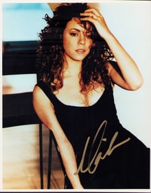 Mariah Carey signed photo