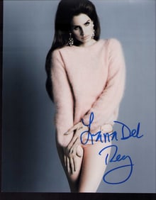 Lana Del Rey signed photo