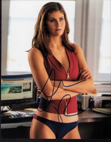 Alexandria Daddario signed photo