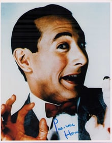 Pee Wee Herman signed photo