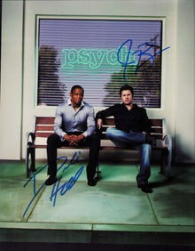 Psych cast signed photo
