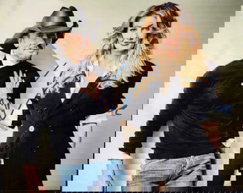 Tim McGraw and Faith Hill signed photo