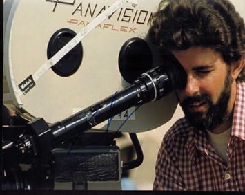 George Lucas signed photo