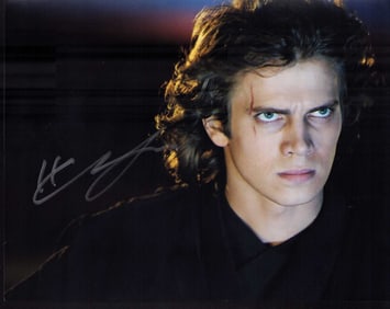 Hayden Christensen signed Star Wars photo