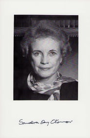 Sandra Day O'Connor signed photo