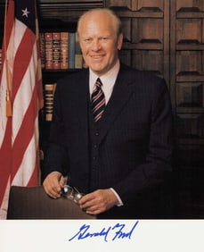 Gerald Ford signed photo