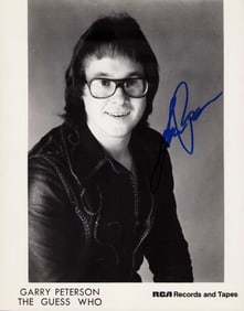Garry Peterson signed photo