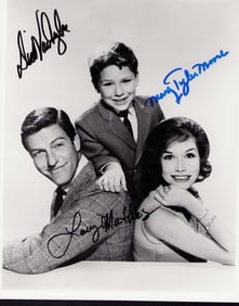 Dick Van Dyke show cast signed photo