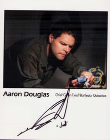 Aaron Douglas signed photo