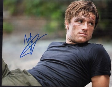 Josh Hutcherson signed Hunger Games photo