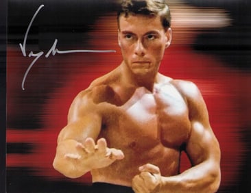 Jean Claude Vandamme signed photo