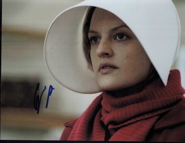 Elizabeth Moss signed photo